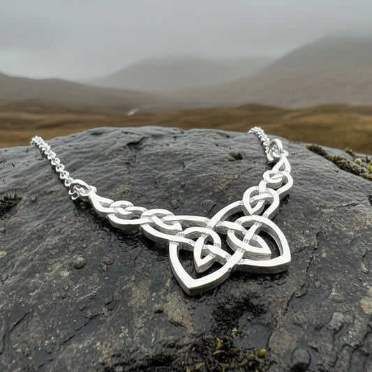 Trina Celtic Knot Necklace - Handmade in Scotland