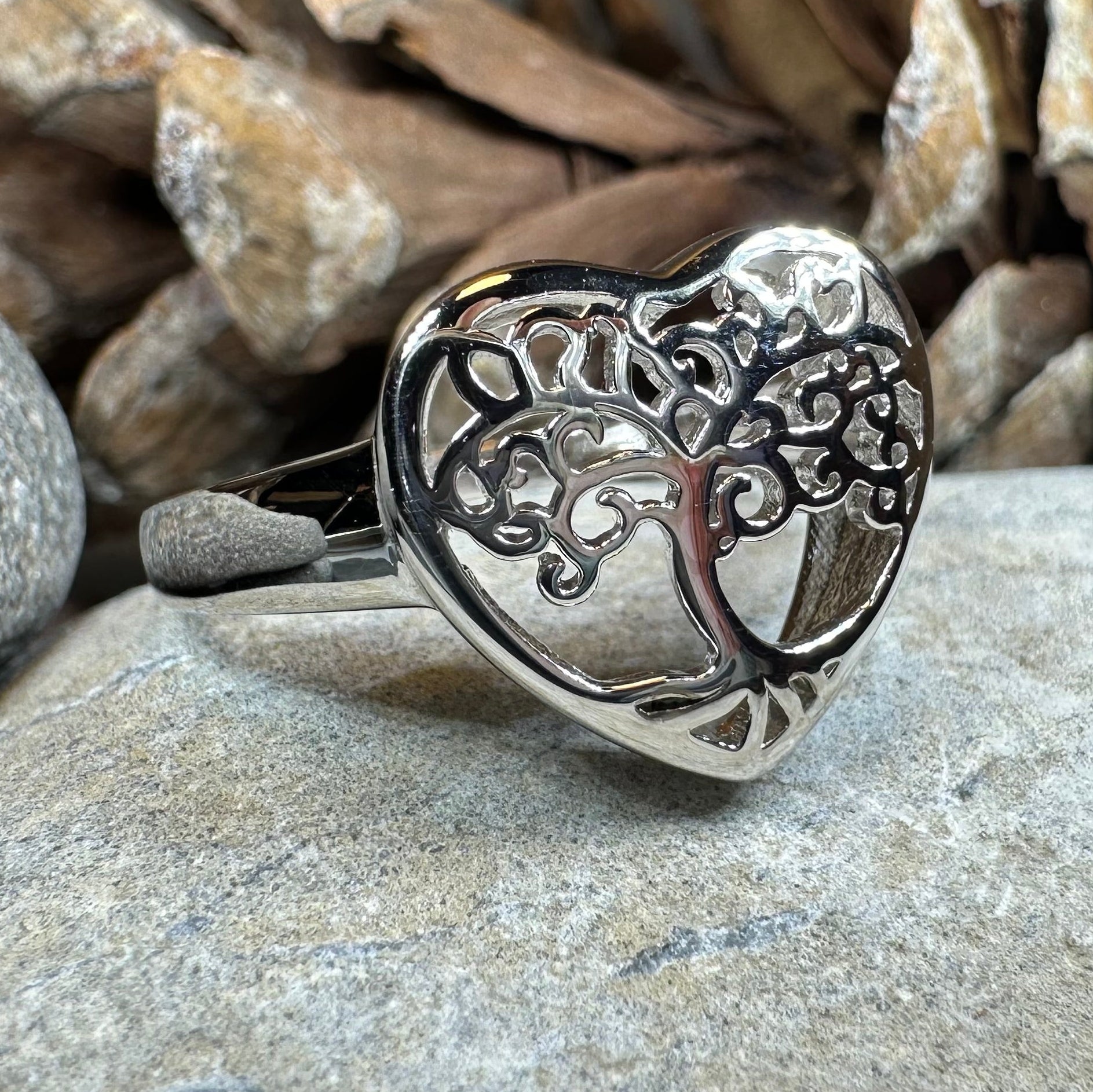 Heart Tree of Life Ring — view 9