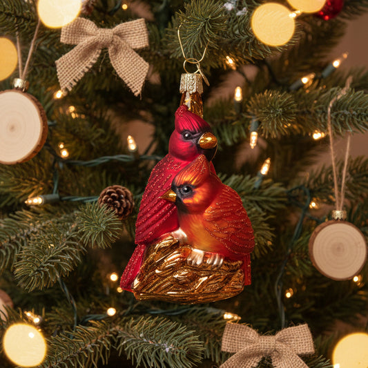 Pair Of Cardinals Ornament — view 3