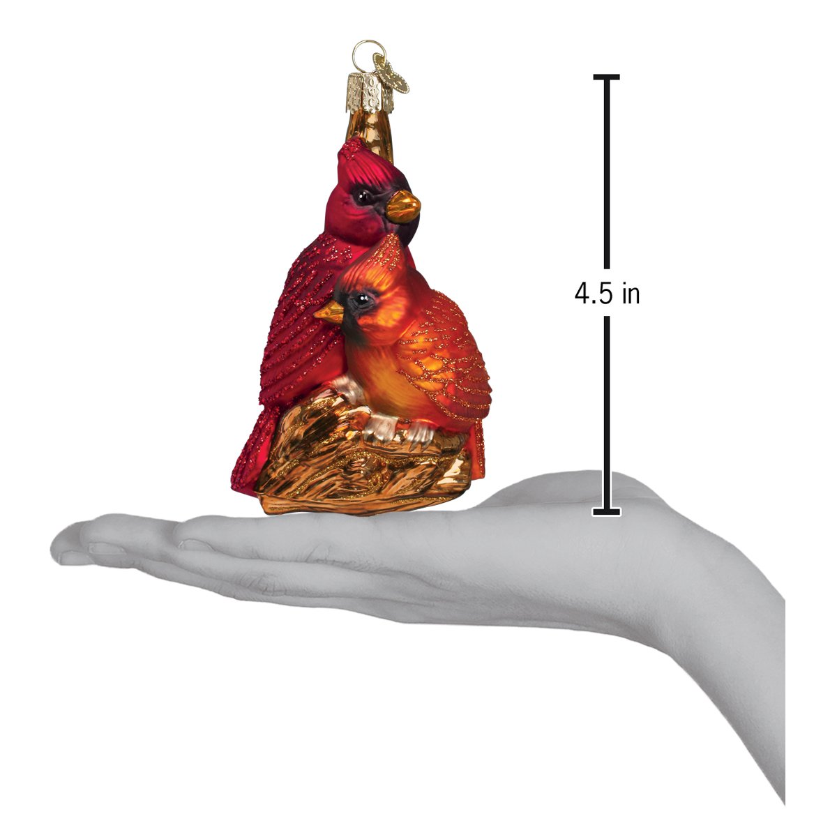 Pair Of Cardinals Ornament — view 7