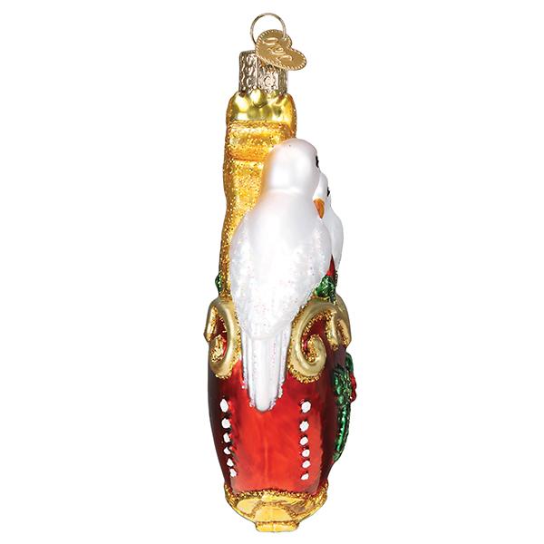 Two Turtle Doves Ornament — view 5