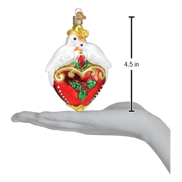 Two Turtle Doves Ornament — view 6