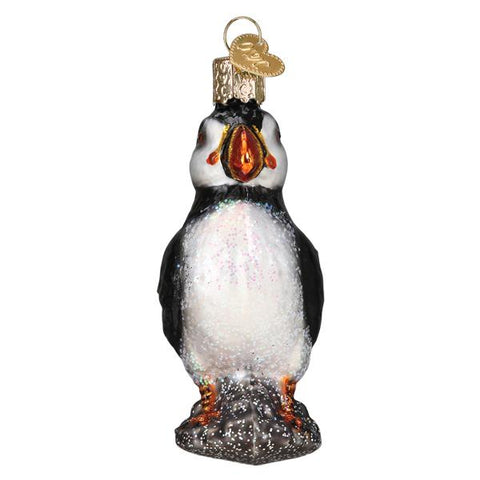 Load image into Gallery viewer, Old World Style Puffin Ornament

