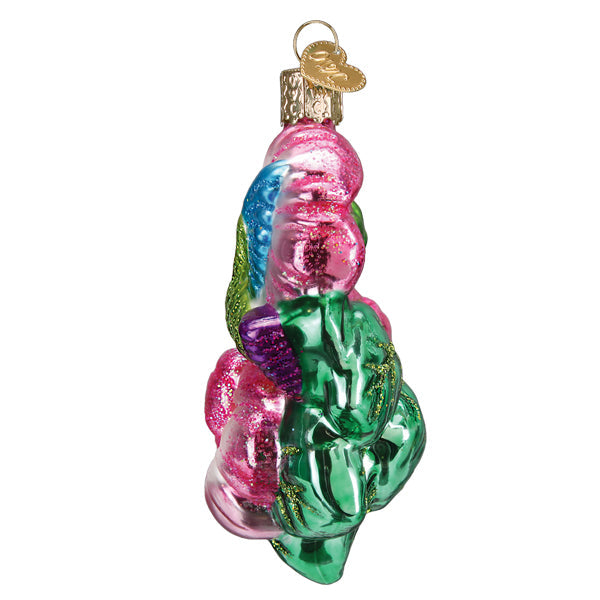 Magnificent Hummingbird Ornament - Handblown Glass