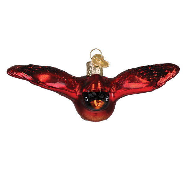 Cardinal In Flight Ornament — view 3