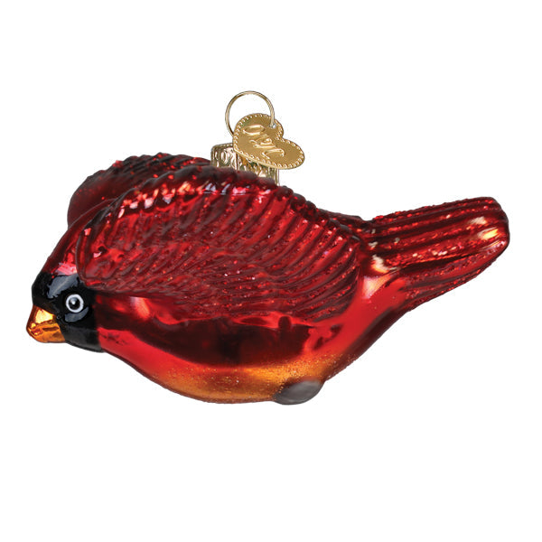 Cardinal In Flight Ornament — view 4