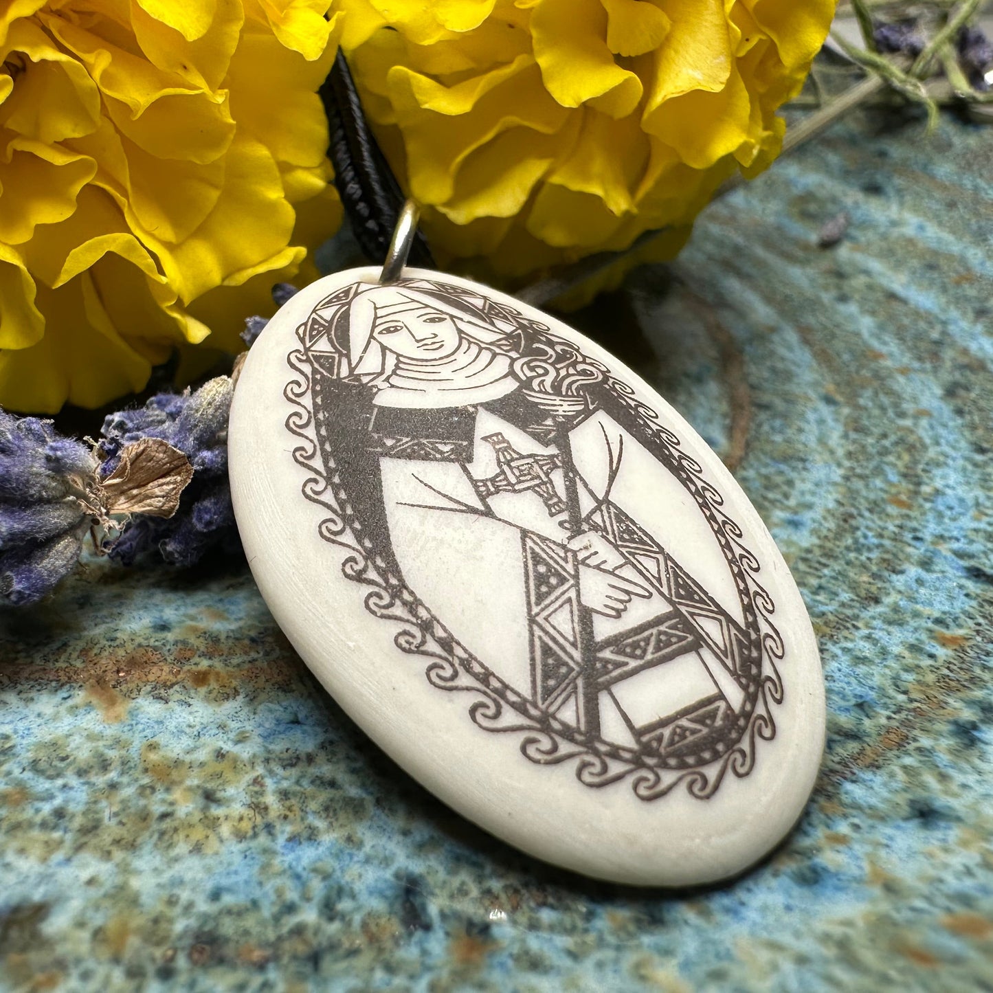 Artisan Irish Saint Brigid Necklace - Handmade in the U.S.A.