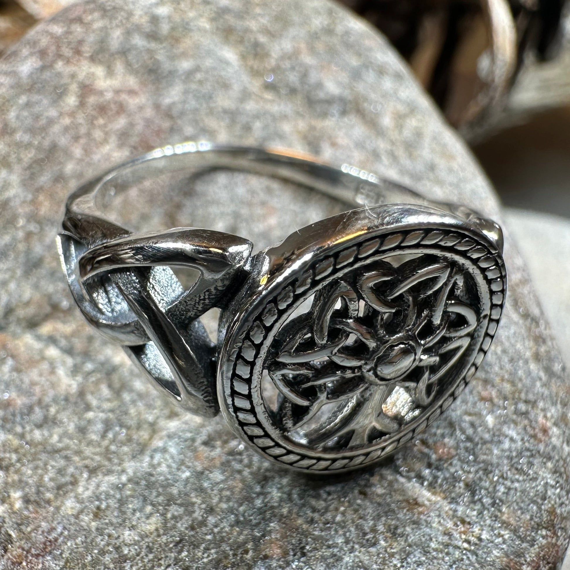 Signet Tree of Life Ring — view 6