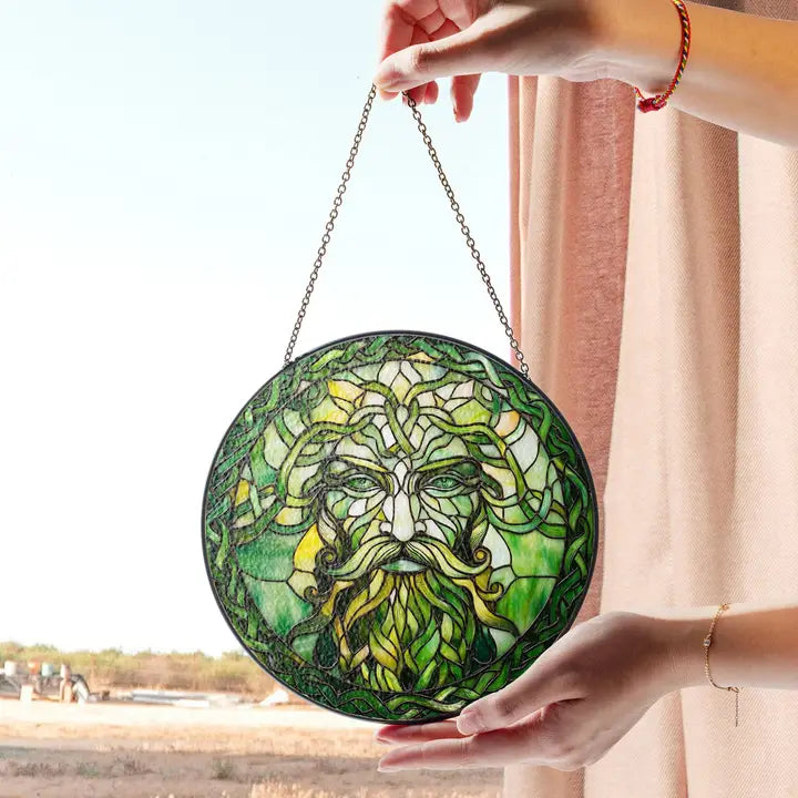 Green Man Suncatcher