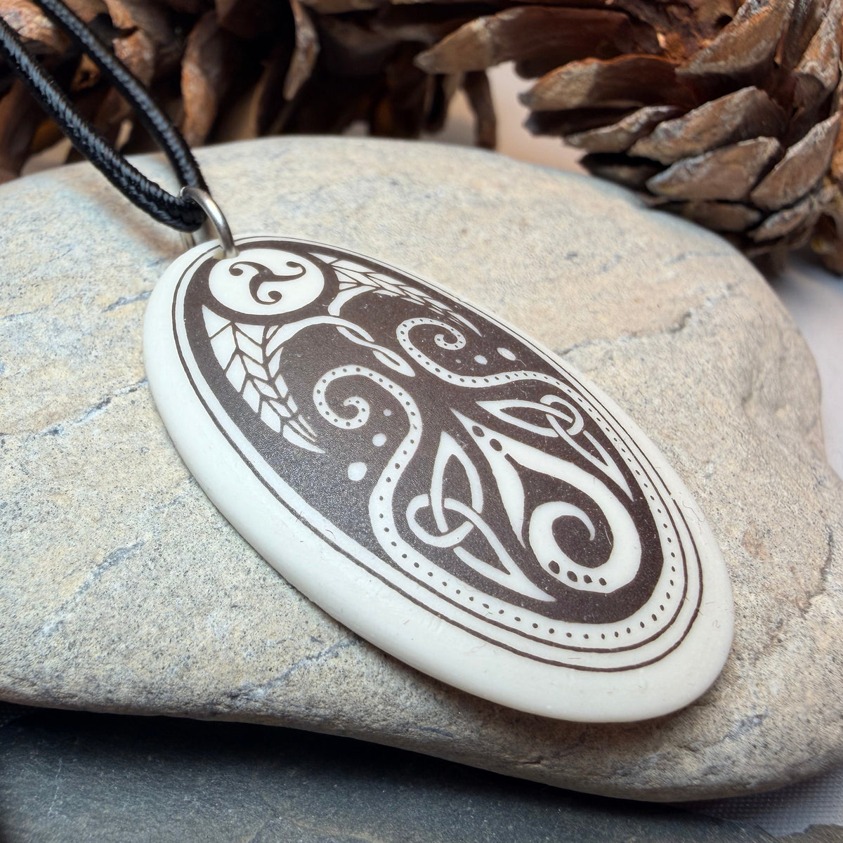 Artisan Cerridwen Celtic Goddess Necklace - Handmade in the U.S.A.