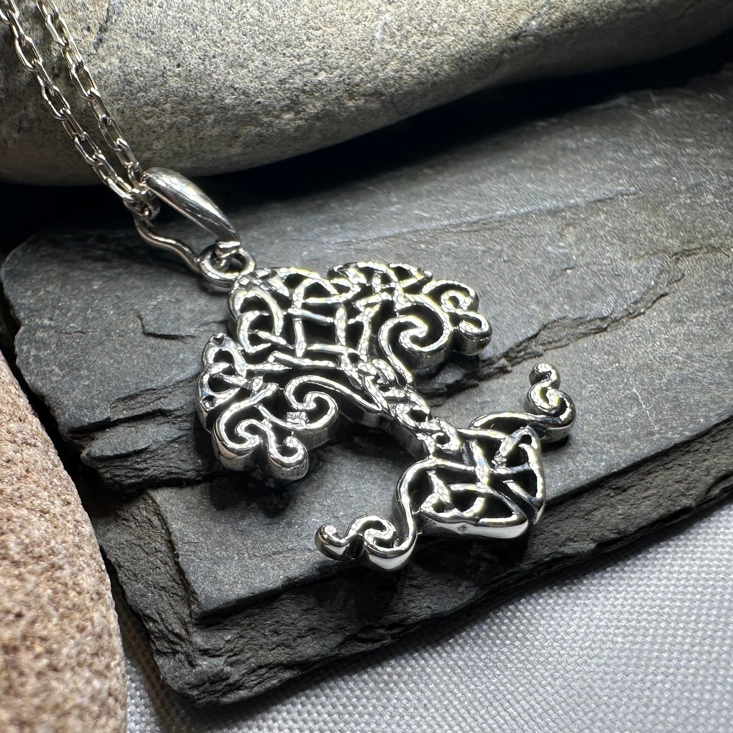 Persephone Celtic Tree of Life Necklace in Sterling Silver