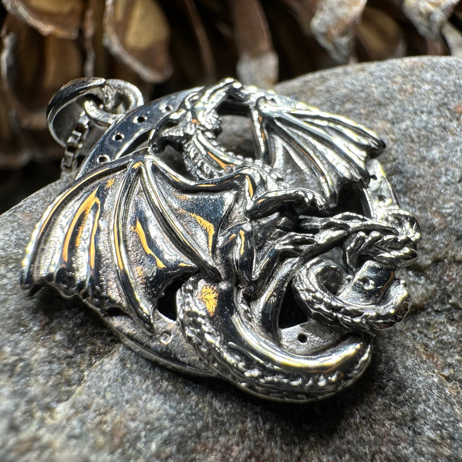 Silverwings Dragon Necklace in Sterling Silver