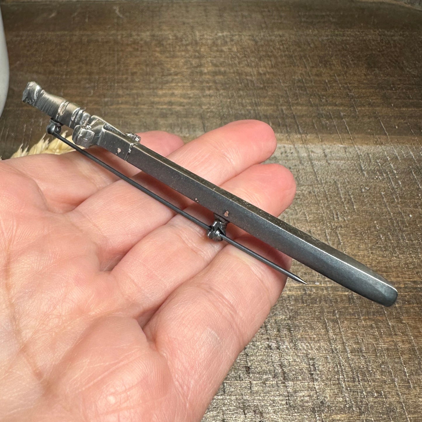 Highland Warrior Claymore Sword Kilt Pin - Handmade in Scotland