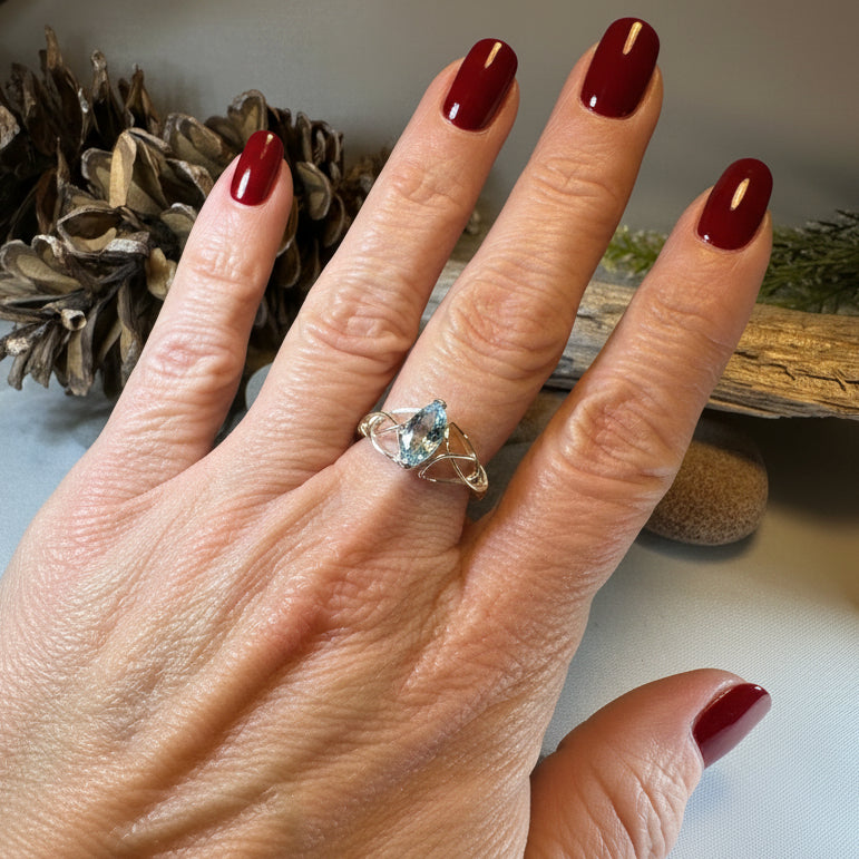 Millicent Celtic Trinity Knot Ring — view 16