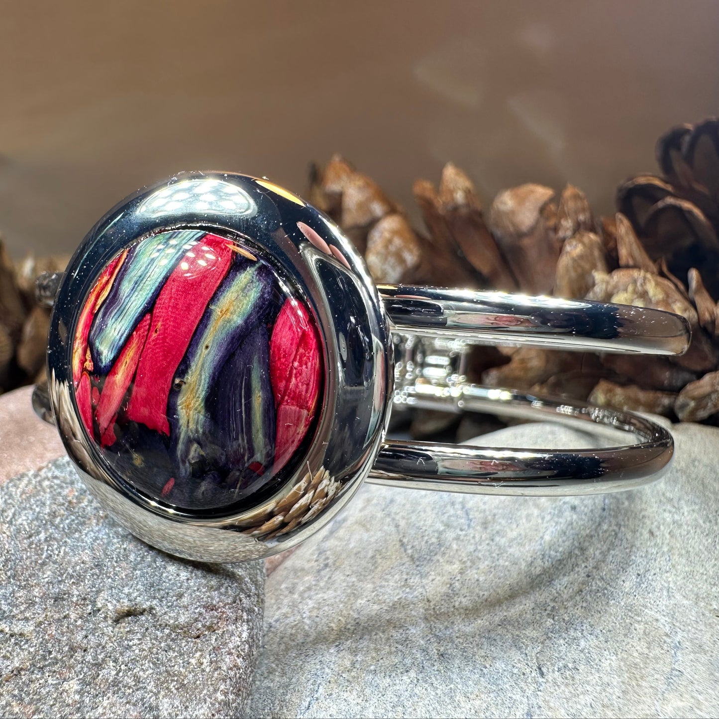 Elegant Scotland Heathergems Bracelet - Handmade in Scotland