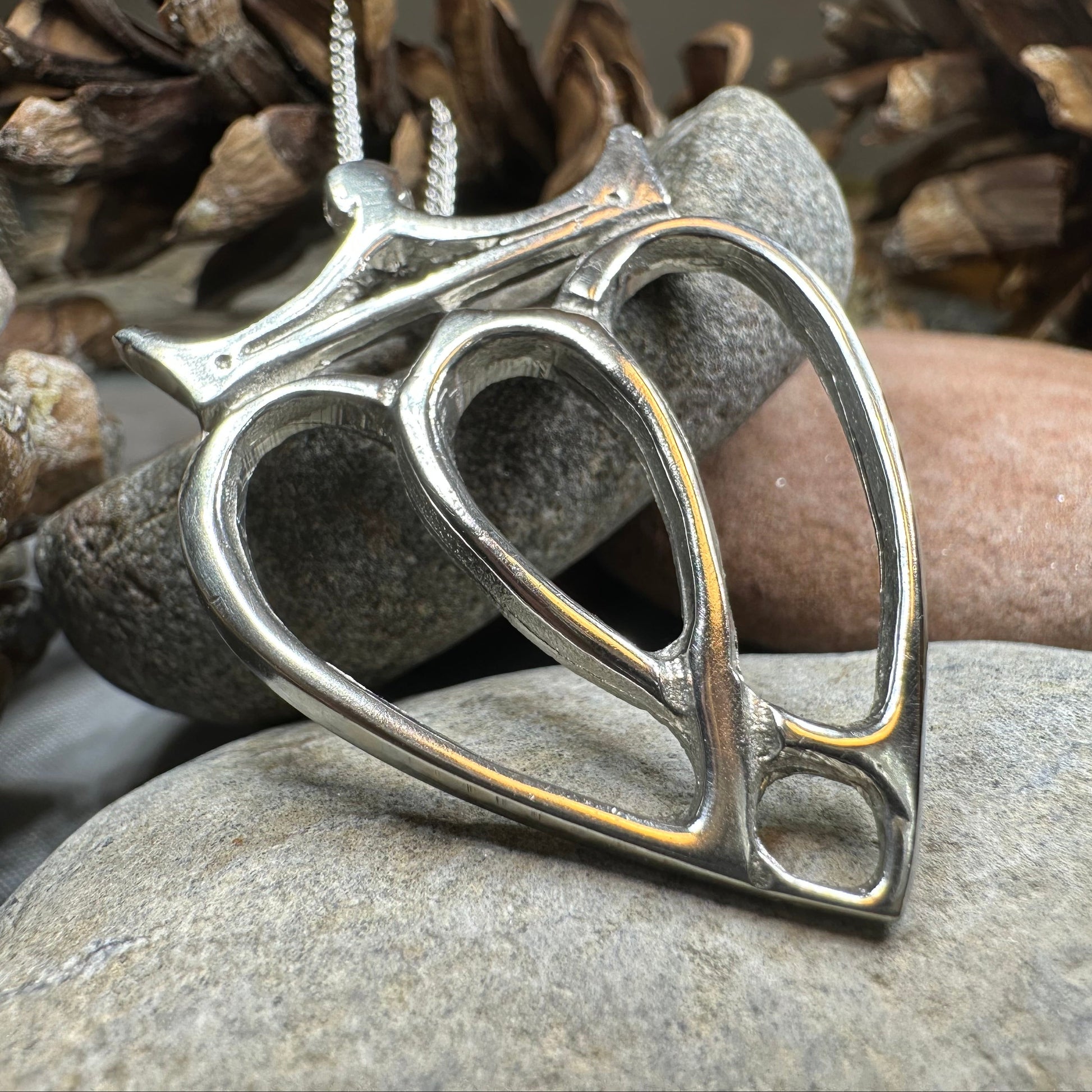 Jocasta Luckenbooth Necklace - Handmade in Scotland in pewter
