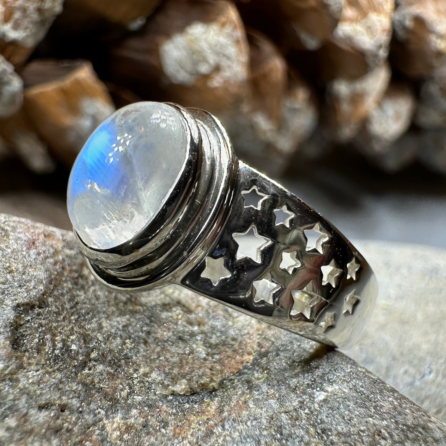 Sebille Silver Stars Ring — view 2