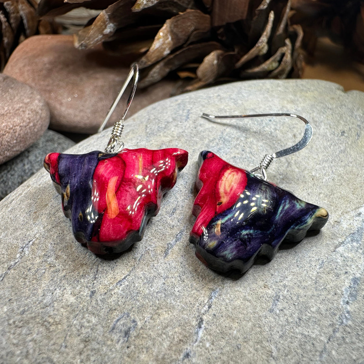 Heathergems Scottish Highland Cow Dangle Earrings - Handmade in Scotland — view 2