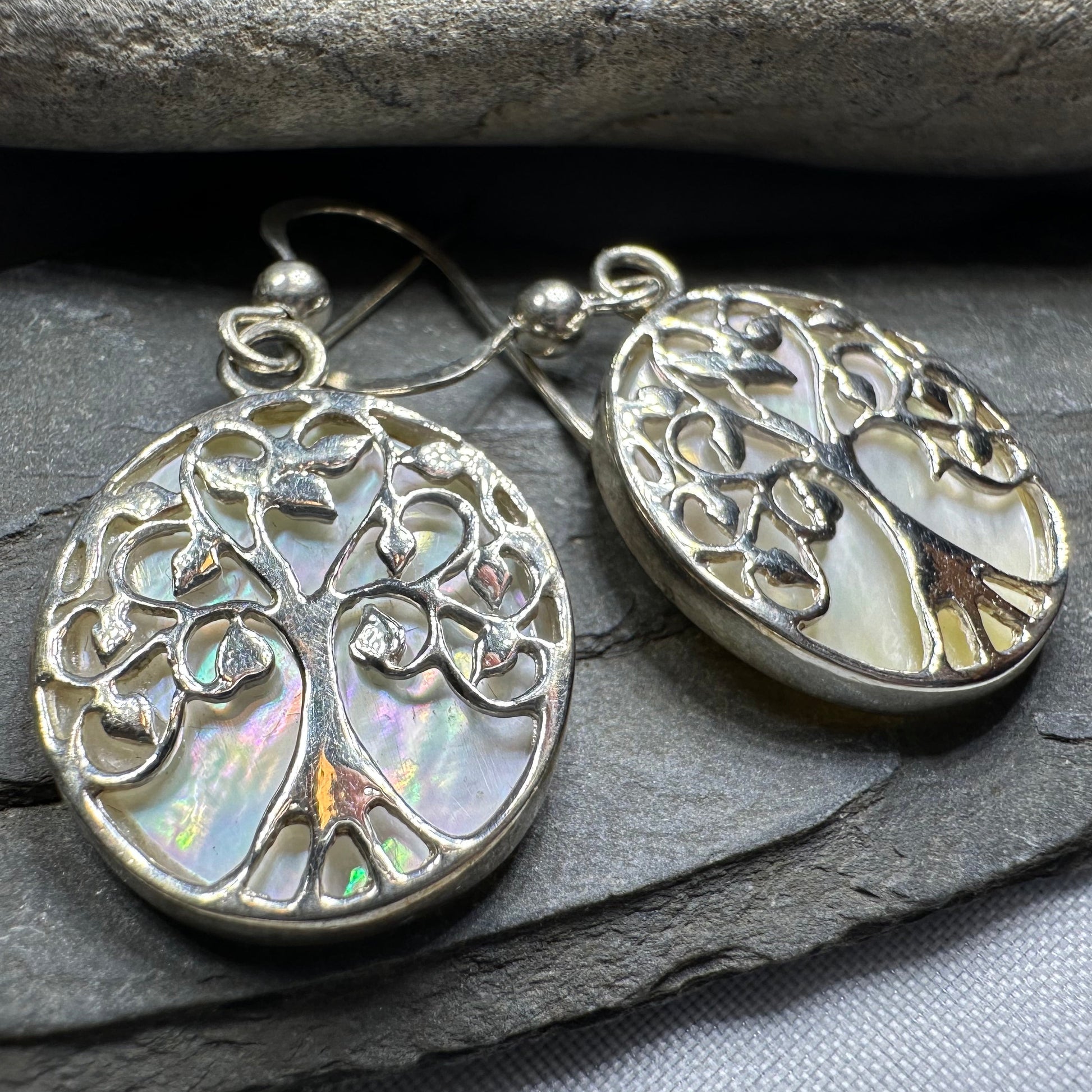 Domhainn Tree of Life Earrings in sterling silver
