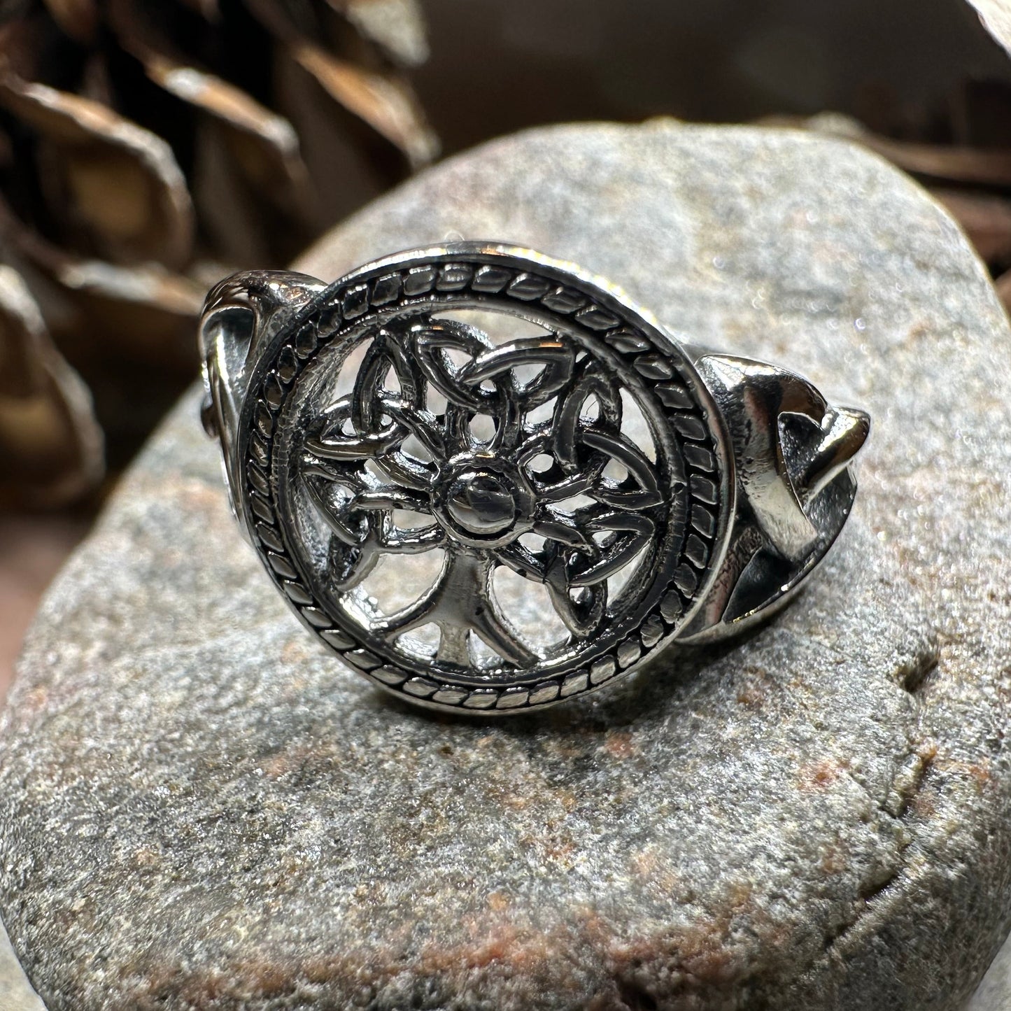 Signet Tree of Life Ring — view 11
