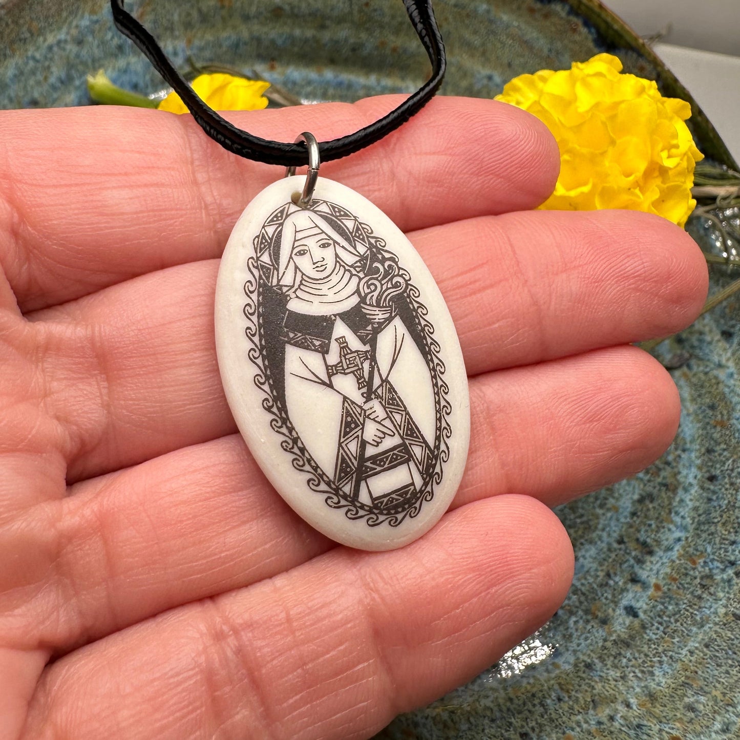 Artisan Irish Saint Brigid Necklace - Handmade in the U.S.A.