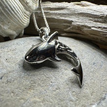 Load image into Gallery viewer, Celtic Shark Necklace
