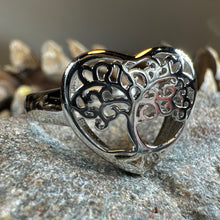 Load image into Gallery viewer, Heart Tree of Life Ring
