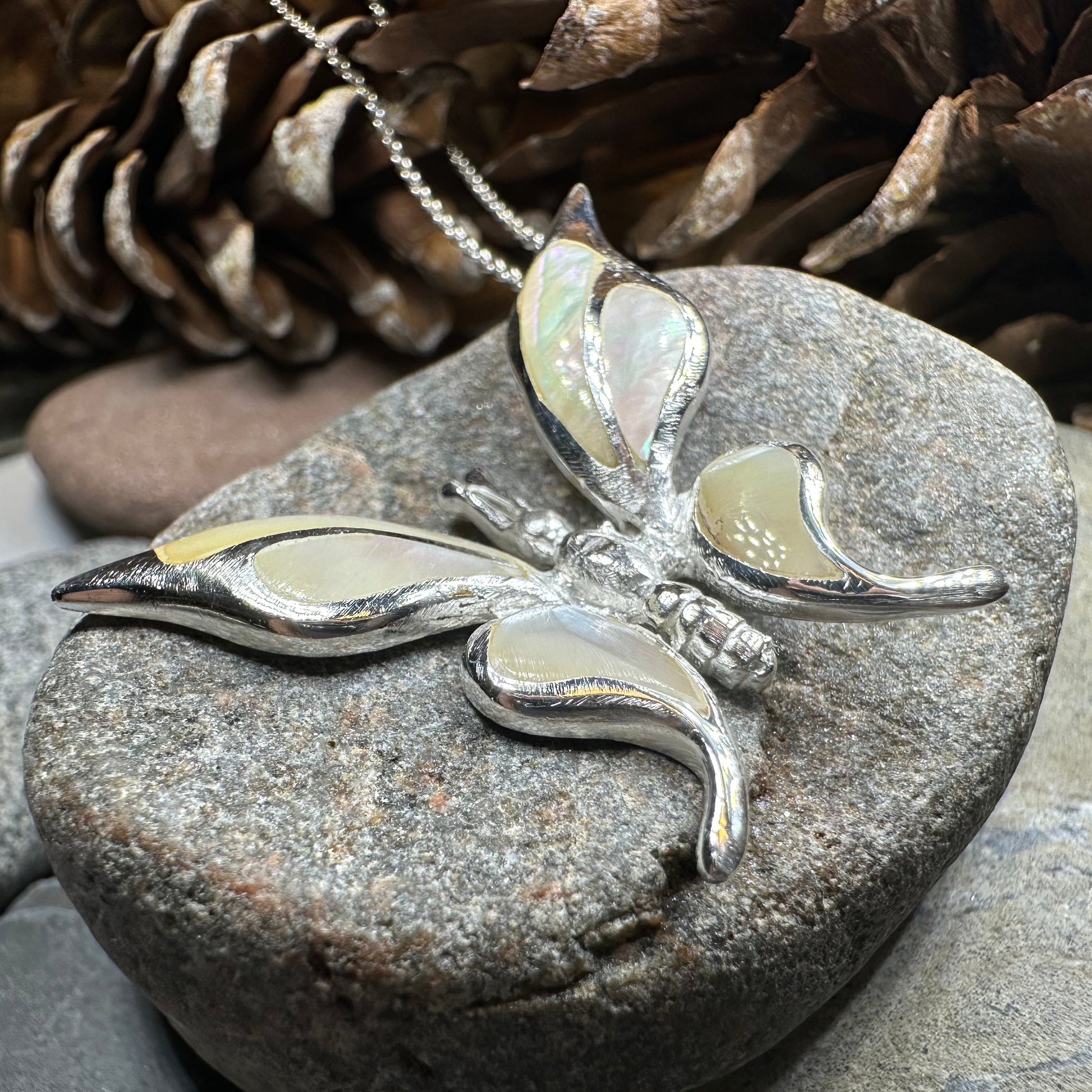 Brooke Butterfly Necklace — view 9