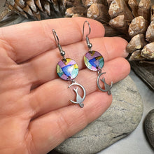 Load image into Gallery viewer, Colorful Cat Artisan Earrings

