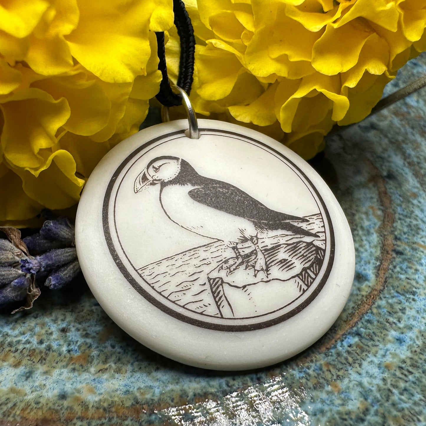 Artisan Puffin Necklace - Handmade in U.S.A.