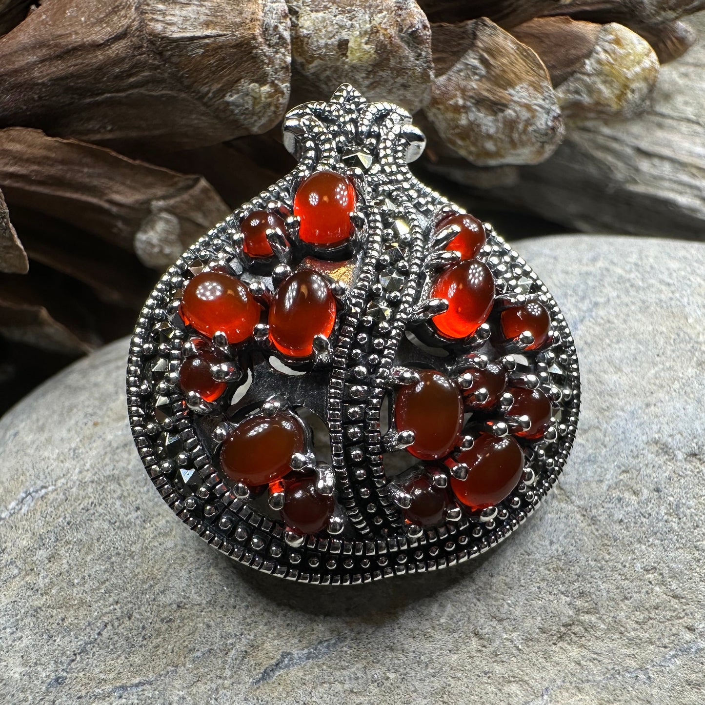 Ripe Pomegranate Brooch — view 5