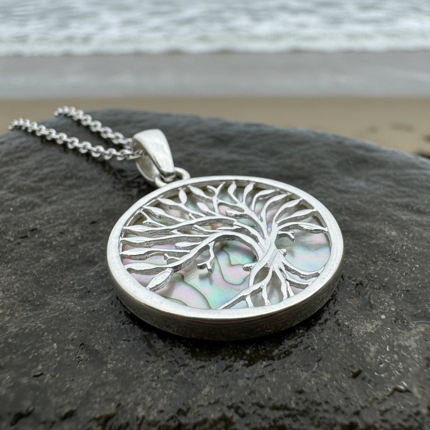 Aila Tree of Life Necklace in Sterling Silver