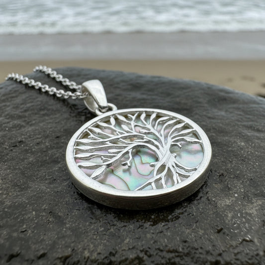 Aila Tree of Life Necklace in Sterling Silver
