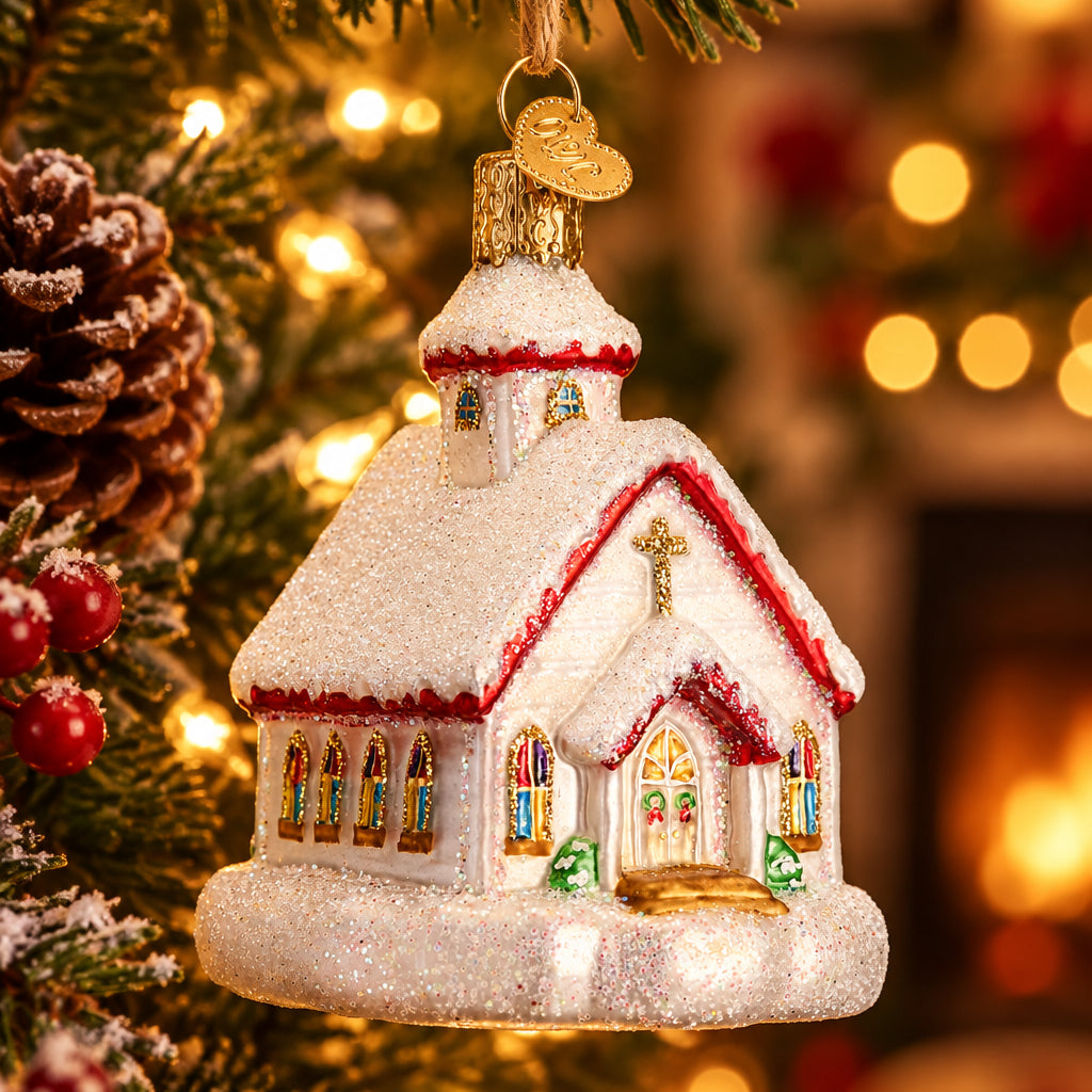 Country Church Ornament — view 3