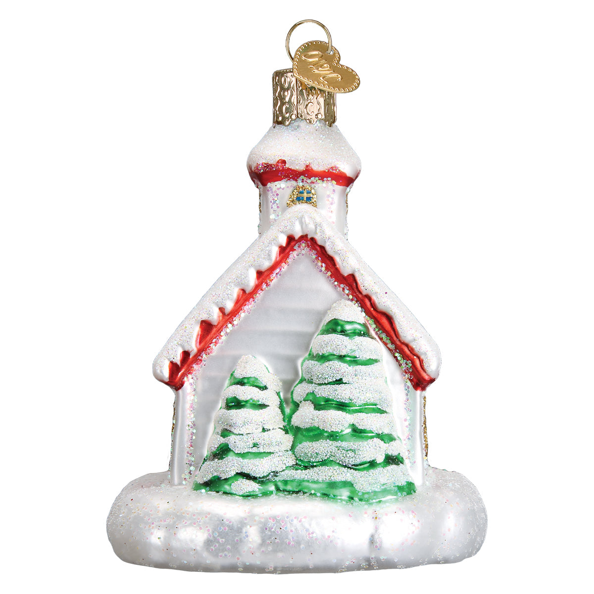 Country Church Ornament — view 4