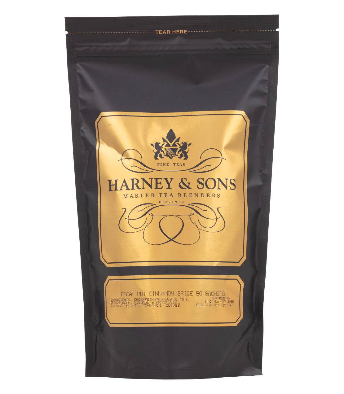 Decaf Hot Cinnamon Black Tea by Harney & Sons
