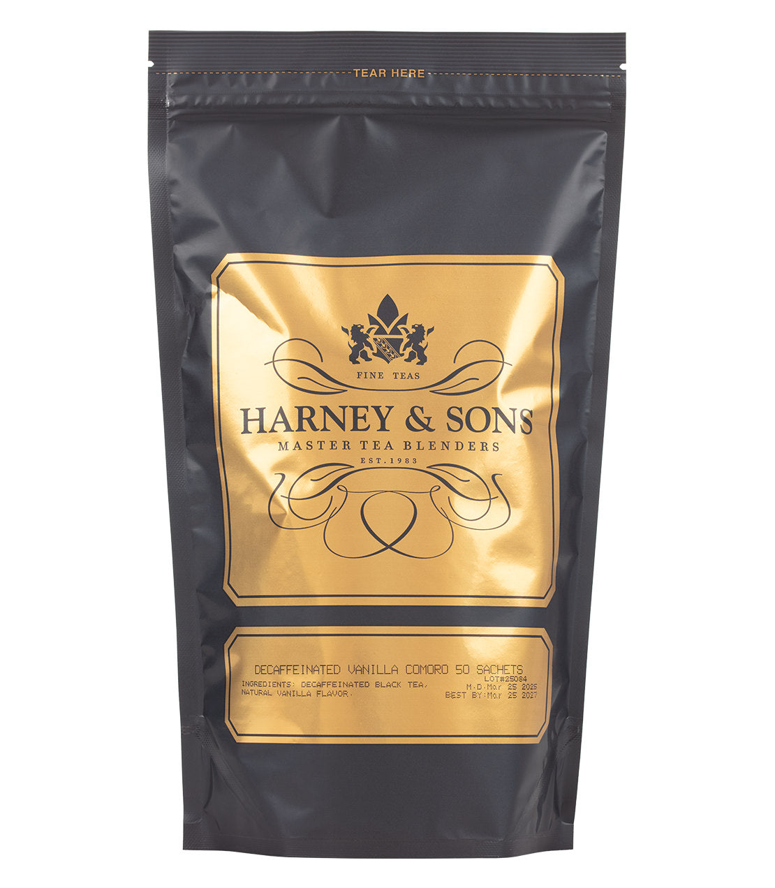 Decaf Vanilla Comoro Black Tea by Harney & Sons