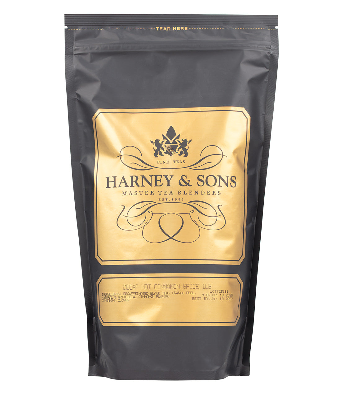 Decaf Hot Cinnamon Black Tea by Harney & Sons