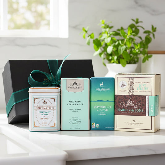 Organic Peppermint Herbal Premium Tea by Harney & Sons