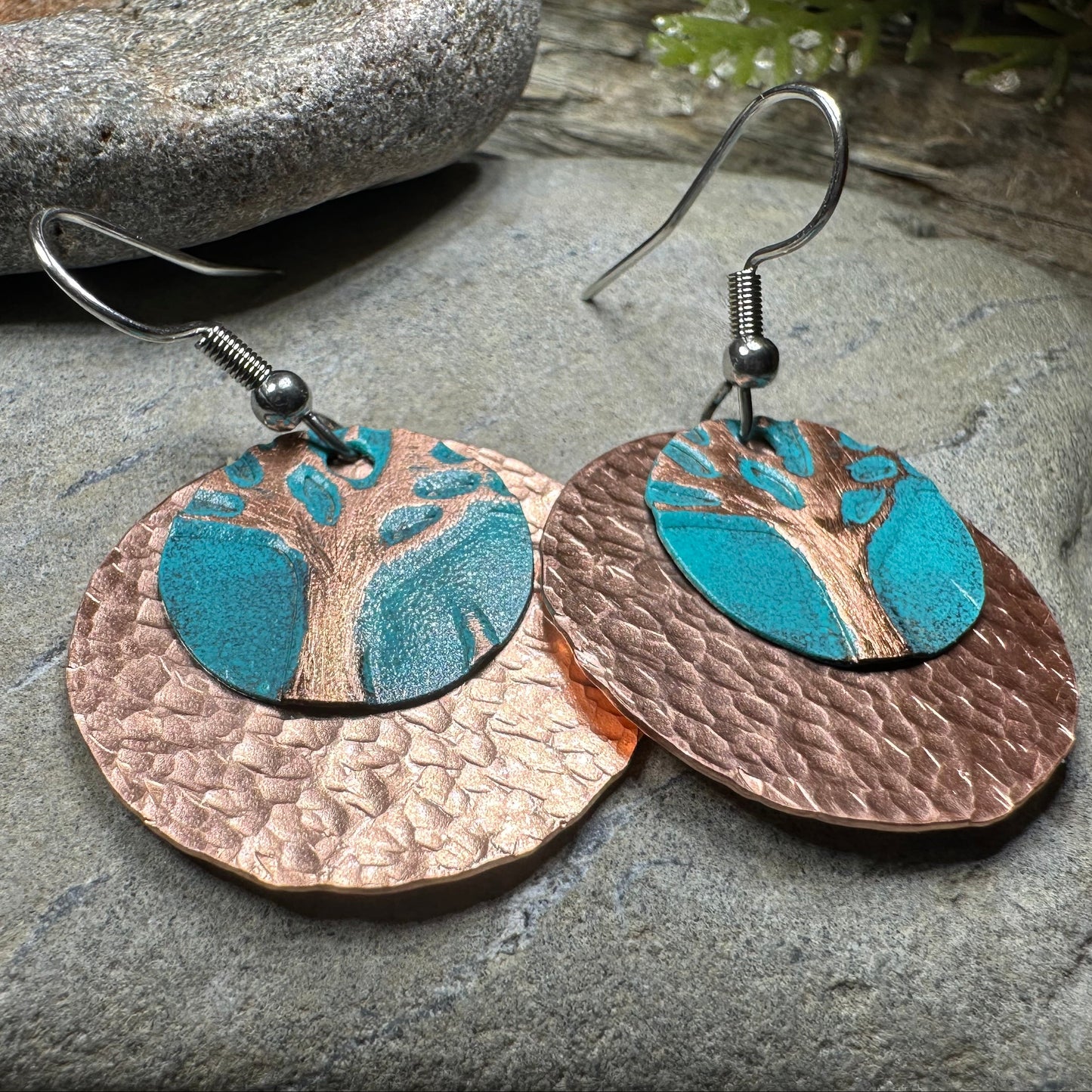 Daydream Tree of Life Copper Earrings — view 6