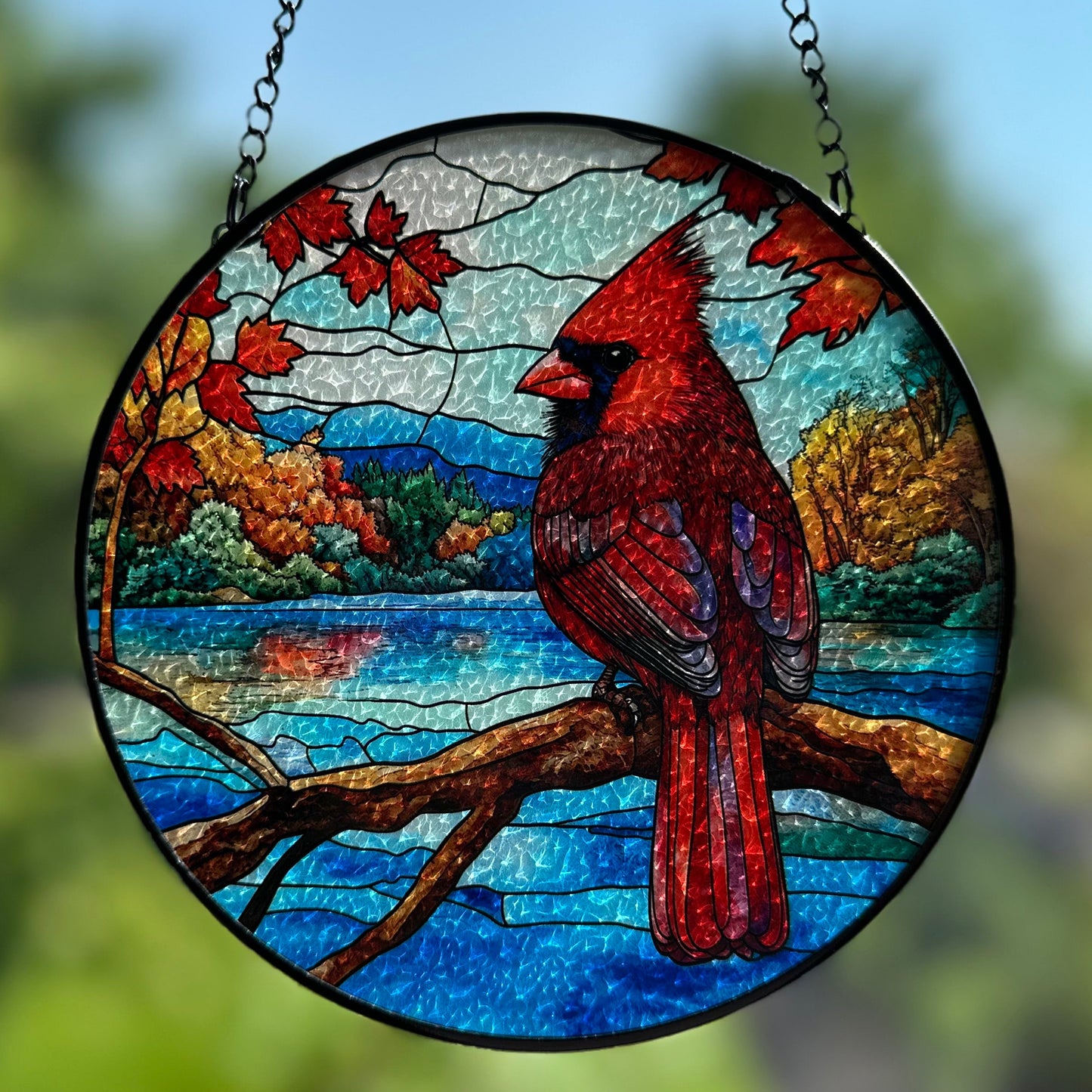 Lakeside Cardinal Suncatcher
