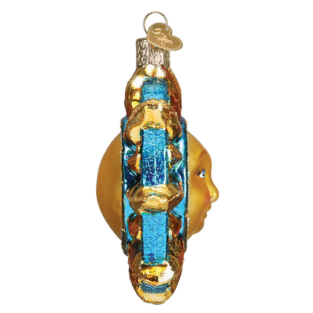 Fanciful Sun Ornament - Handblown Glass