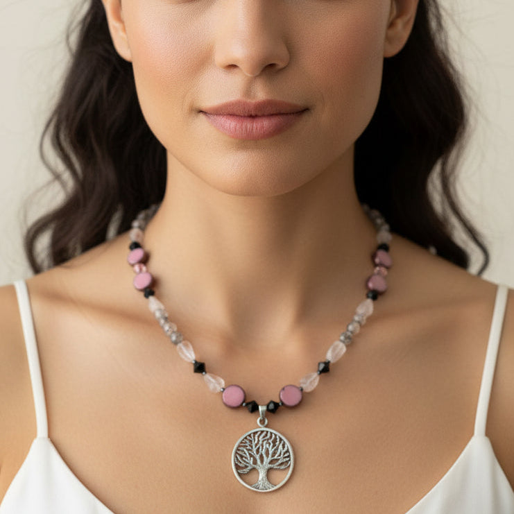 World Tree of Life Necklace in sterling silver