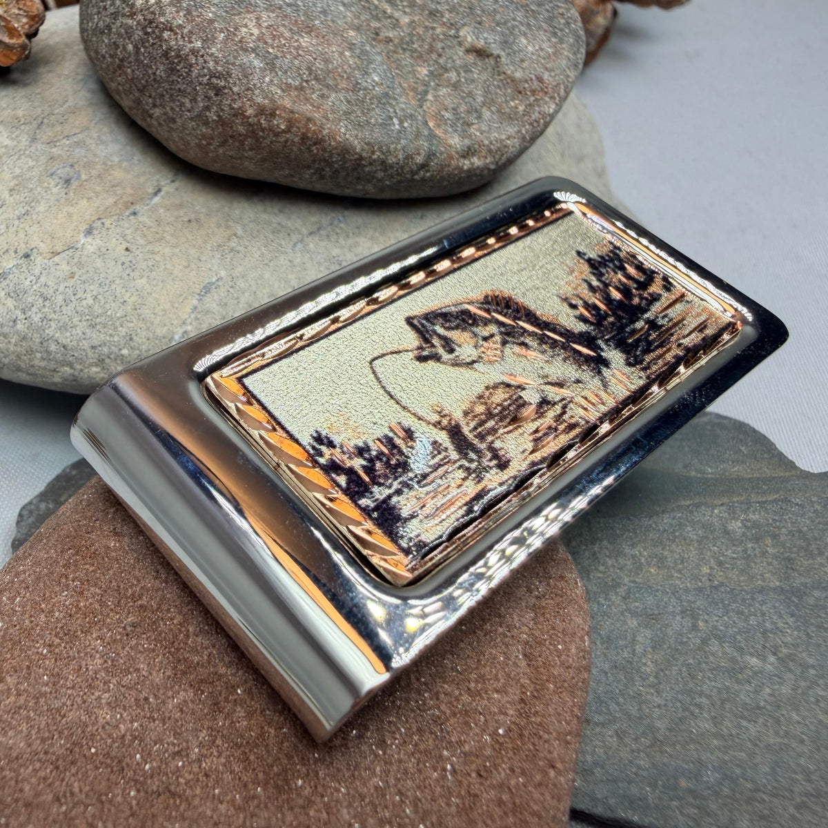 Great Catch Fishing Copper Money Clip - Handmade in the U.S.A.