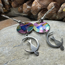 Load image into Gallery viewer, Colorful Cat Artisan Earrings
