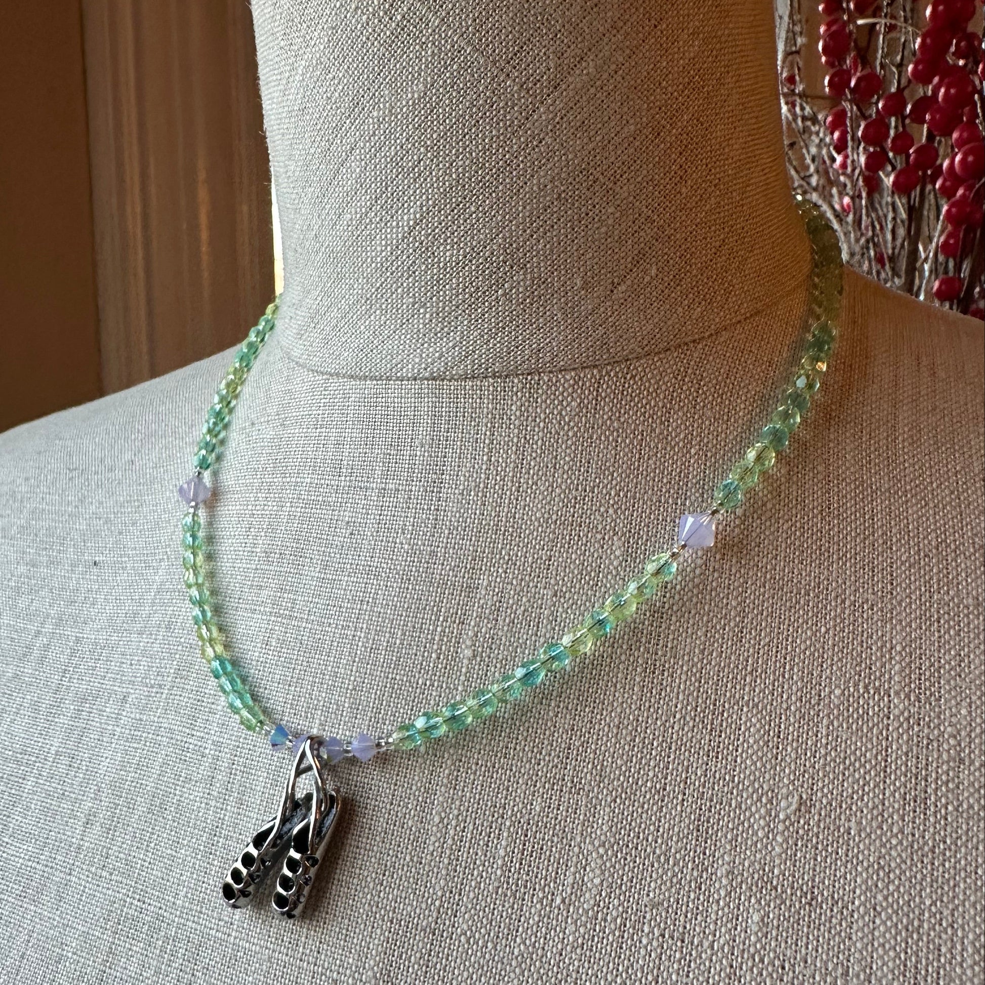 Sweet Irish Dance Shoe Necklace — view 9