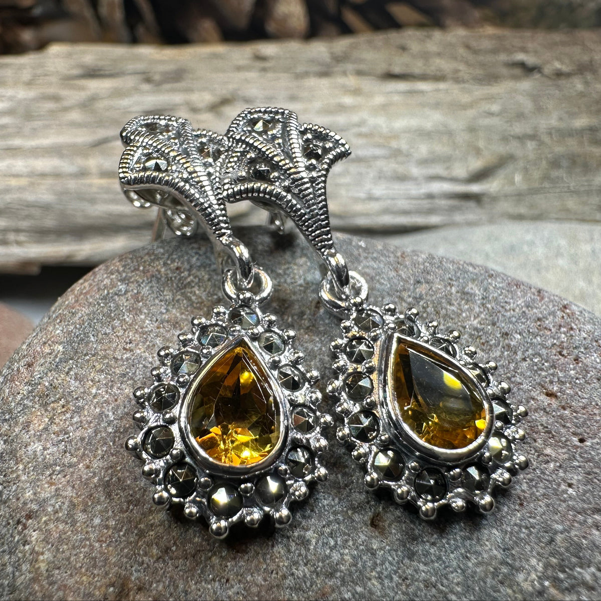 Coco Marcasite Earrings — view 13