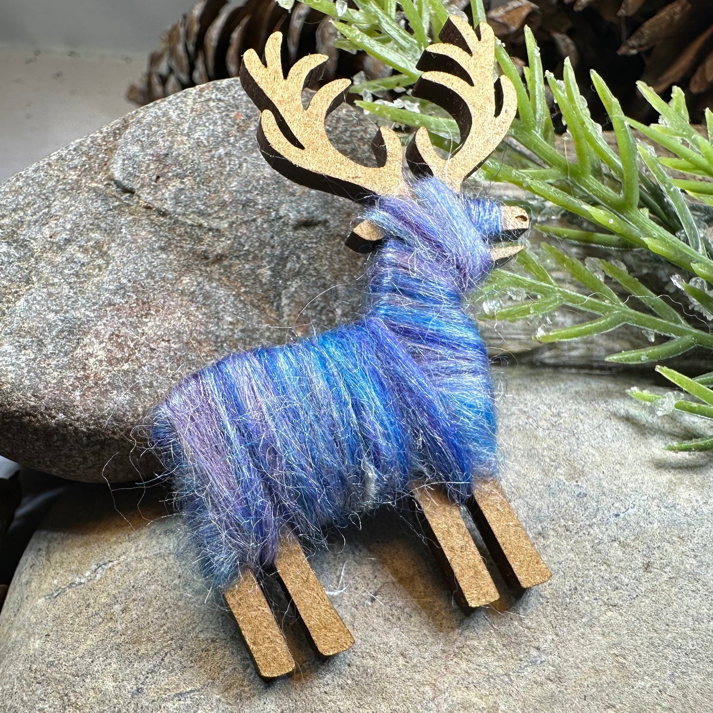 Scottish Highland Stag Scatter Pin - Handmade in Scotland