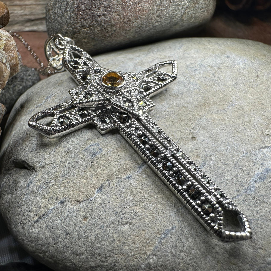 Wyn Celtic Cross Necklace