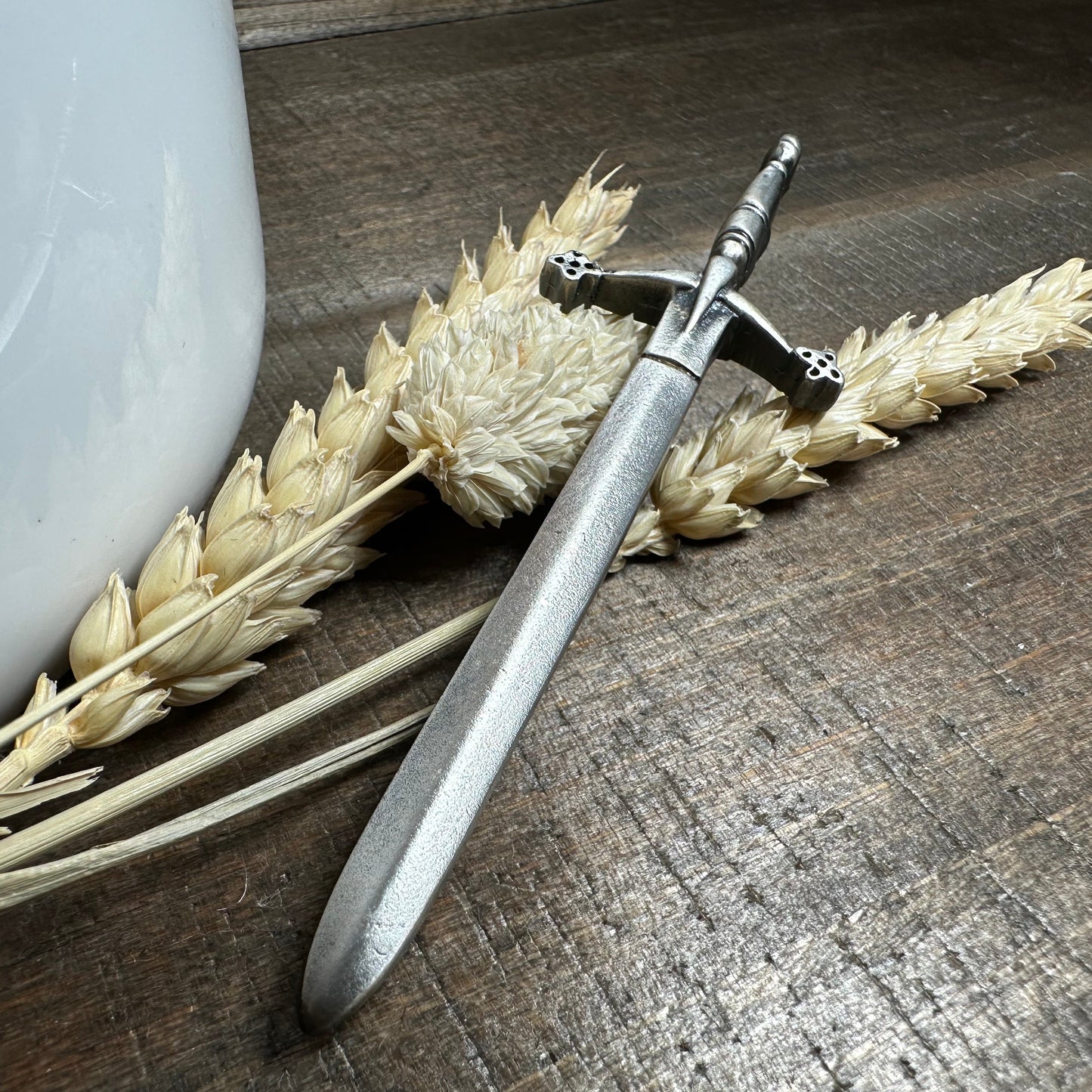 Highland Warrior Claymore Sword Kilt Pin - Handmade in Scotland